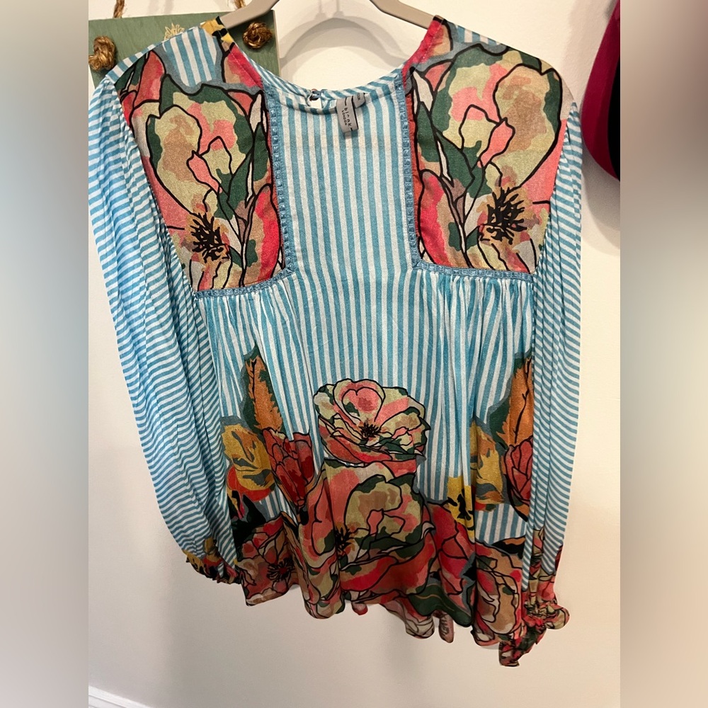 Anthro blank London floral blouse.medium